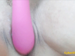 Beautiful Brunette Creamy Pussy Closeup Masturbation