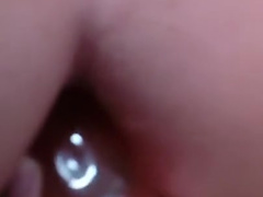 My first Anal Experience with Dildo before Real Anal Sex with a Client