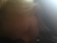 Young Russian Blonde Sucks off doing Blowjob from her Boyfriend at Home 002