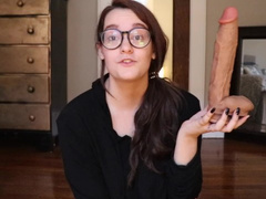 Reviewing & trying to take 12 Inch Dildo