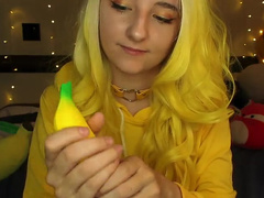 Aftynrose ASMR Banana Eating