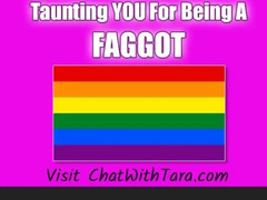 Taunting you for being so GAY! such a FAGGOT Humiliation Erotic Audio Tease