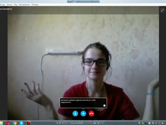 Russian Girl on Skype
