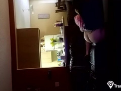 Horny Girl Caught on Hidden Cam being a Slut Fucking Couch