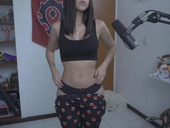 Gamer Goddess Showing all her Perfect Body
