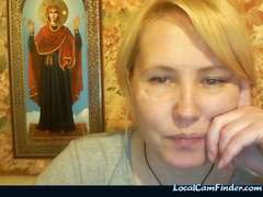 Hot 48 yo Russian mature Tamara play on skype