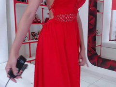 KarenDuval red dress part1