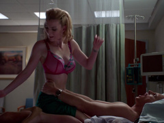 Nurse Jackie - S05E04 - Betty Gilpin (Dr. Carrie Roman) Sex Scene