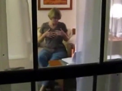 Hide Cam on Old Mom in the House