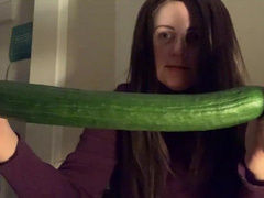 Look at this Massive English Cucumber!!!! (Super Soft Attempt!)