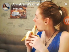 AnnaUSmit - Full naked and blowjob banana pm