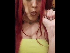 Hot Teen Stripper Slut Smokes