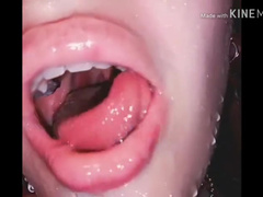 mouth fetish spit tongue 1