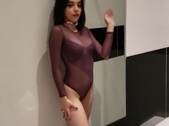 Marianacruzz taking a naughty shower (Premium video)