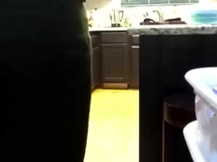 Interracial Teen Couple Fuck in Kitchen