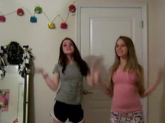 Cute teens on youtube dancing and having fun.