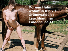 Schick mir Sperma per Post Doreen Huhn Lauchhammer Cum