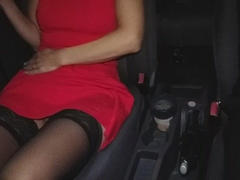 Hot Car Sex with Lady in Red - my Dirty Secret