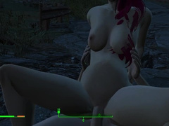 Got Pregnant from a Passerby right on the Road | Fallout Porno