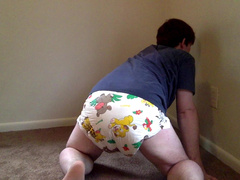Damien Turner Making A Big Stinky Diaper And Farting!
