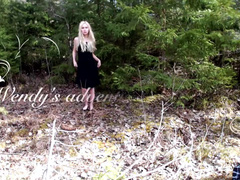 Wendyfors - Double penetration in forest in private premium video