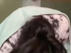 Girlfriend choking on big dick