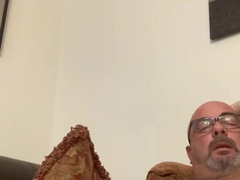dad milks his fat cock