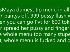 PrincessMaya dumbest tip menu of ALL time