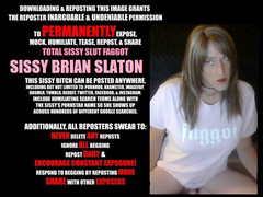 sissy brian slaton exposed cocksucker