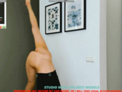 Coy_Amina no panties handstands in LBD on Day 131