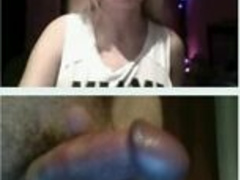 Webcam 106 Girls reactions to my sudden dick