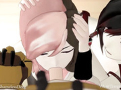 Neo and ruby blowjob rwby