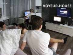 Voyeur-House - Flora Yan naked relaxing with sex