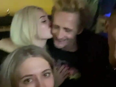 Allisonsins kissing her sugardaddy in private