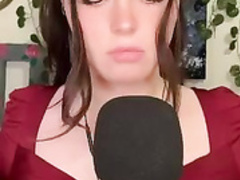 Quantum ASMR Youtube/Twitch Rubbing Her Milkers 4 ASMR