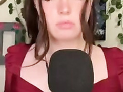 Quantum ASMR Youtube/Twitch Rubbing Her Milkers 4 ASMR