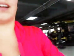 _gitana_ boobs show in the gym
