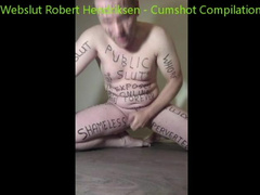 Webslut Robert Hendriksen - Cumshot Compilation