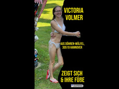 Victoria Volmer aus Hannover zeigt sich & ihre Füße