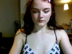 Sexy as fuck UK slut loves to spit on her tits