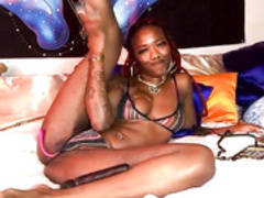 Luvcosmic Ebony Cam Girl Naked - Sex Private Show XXX -