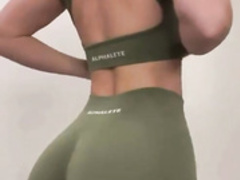 ScarlettKissesXO - gym clothes strip/tease