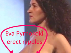 Eva Pyrnokoki nipple peek-a-boo