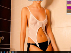 Amandamedrano shower in bodysuit and panties 4 Nov 2022