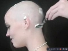 gorgeous lady shaved smooth bald 2