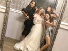Nelliecutest and her bridesmaids