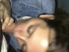 sexy eyes and a blowjob outside