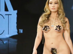 Hot Nude Catwalk Model