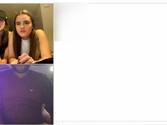omegle three extremely stunning girls help me cum