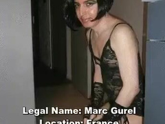 Exposed Sissy Faggot Marc Gurel from France